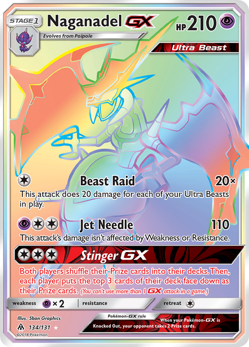 Naganadel GX (Secret) [SM - Forbidden Light] 