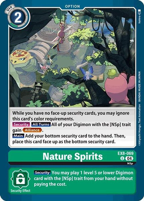 Nature Spirits (#EX8-069 U) (Chain of Liberation) Near Mint 