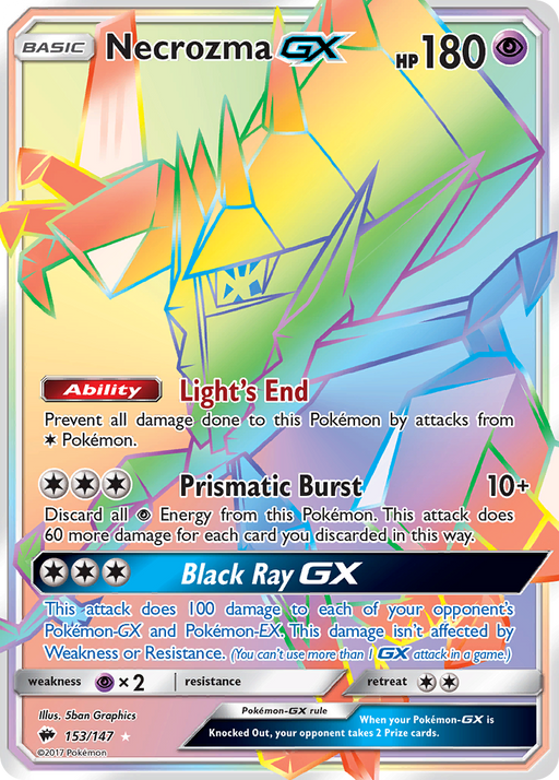 Necrozma GX (Secret) [SM - Burning Shadows] 