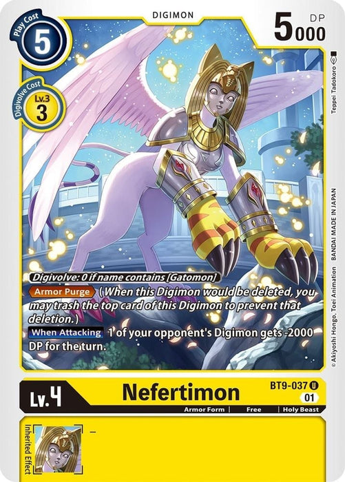 Nefertimon (#BT9-037 U) (X Record) Near Mint 