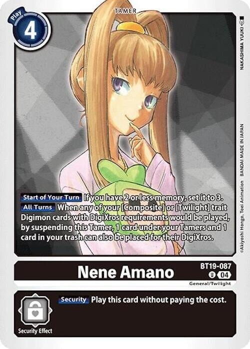 Nene Amano (BT19-087 U) 