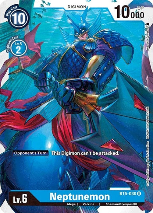 Neptunemon (#BT5-030 U) (Battle of Omni) Near Mint 