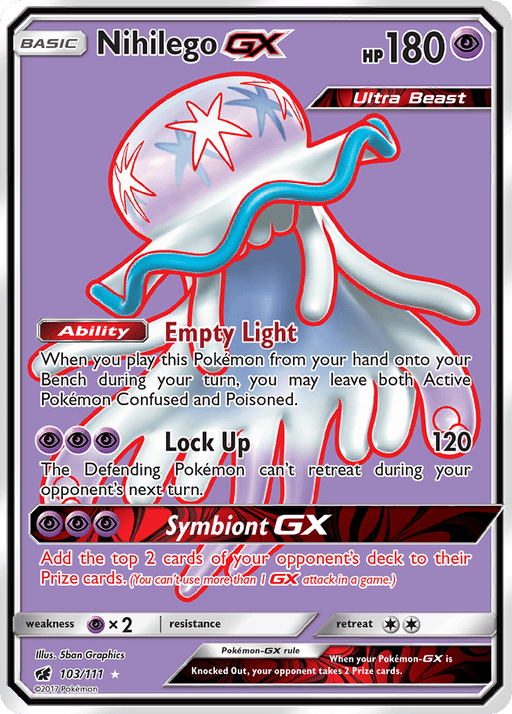 Nihilego GX (Full Art) [SM - Crimson Invasion] 