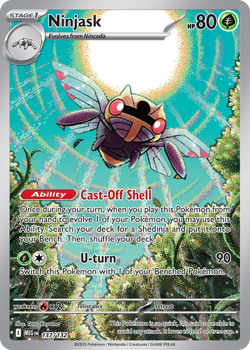 Ninjask (137/132) [Mega Evolutions: Base Set] 