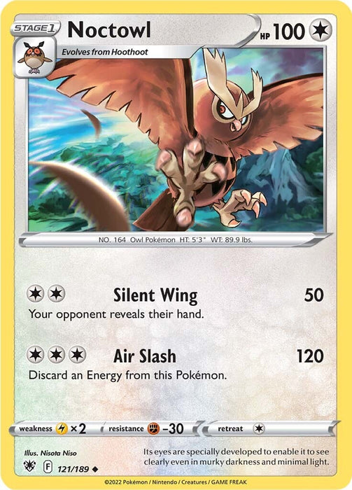 Noctowl (121/189) [Sword & Shield: Astral Radiance] 