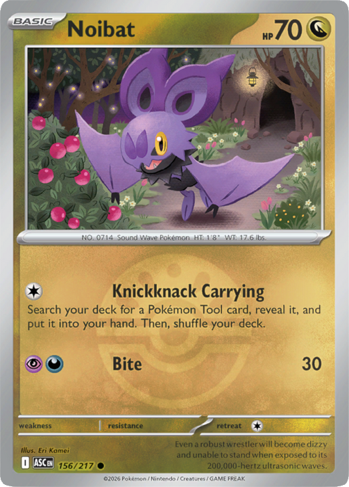 Noibat (Friend Ball) (156/217) [Mega Evolution: Ascended Heroes]