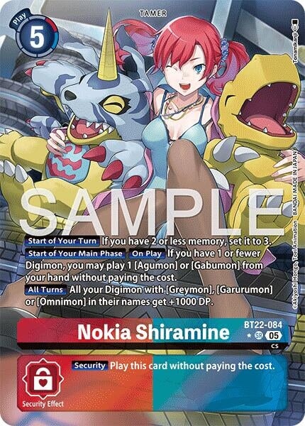 Nokia Shiramine (Alternate Art) (BT22-084 SR) 