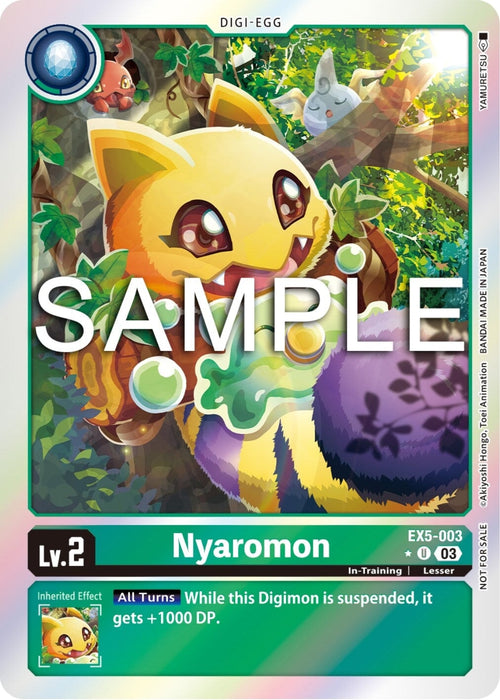 Nyaromon (Animal Colosseum Box Promotion Pack) (EX5-003 U) 