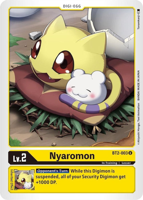 Nyaromon (#BT2-003 U) (Release Special Booster 1.5) Near Mint 