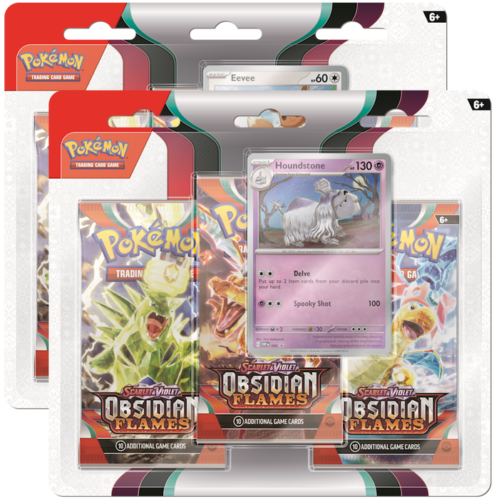 Obsidian Flames 3-Pack Blister Bundle of 2 