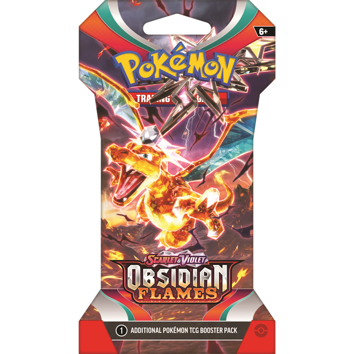 Obsidian Flames Sleeved Booster 