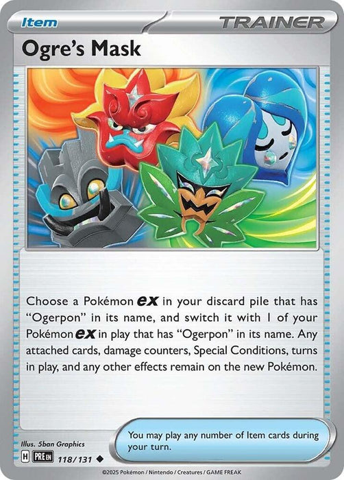 Ogre's Mask (118/131) [Scarlet & Violet: Prismatic Evolutions] 