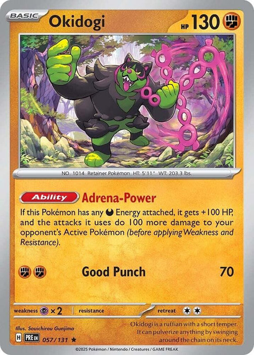 Okidogi (057/131) [Scarlet & Violet: Prismatic Evolutions] 