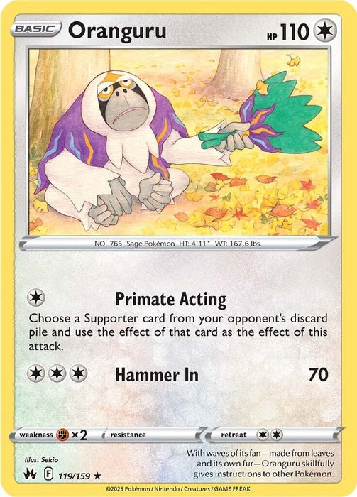 Oranguru (119/159) [Crown Zenith] 