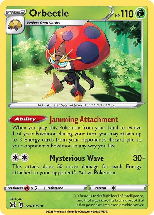 Orbeetle (020/196) [Sword & Shield: Lost Origin] 