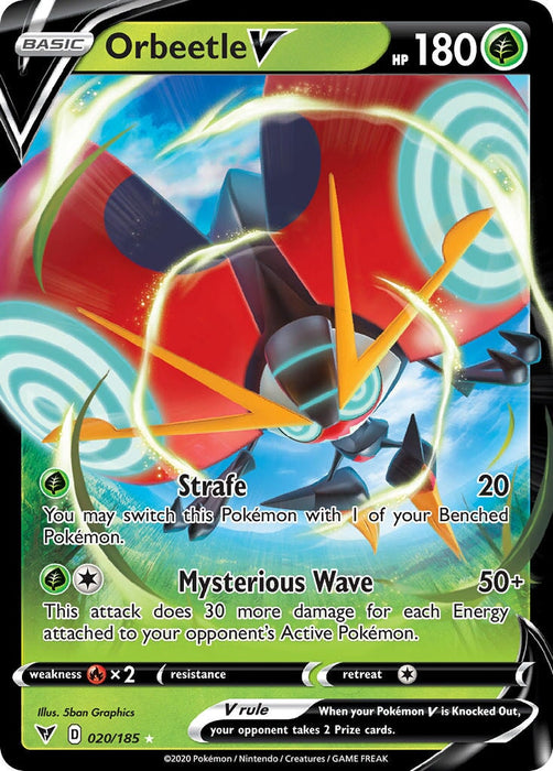 Orbeetle V [SWSH04: Vivid Voltage] 