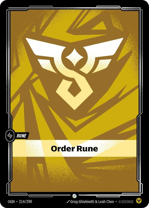 Order Rune (214/298) 
