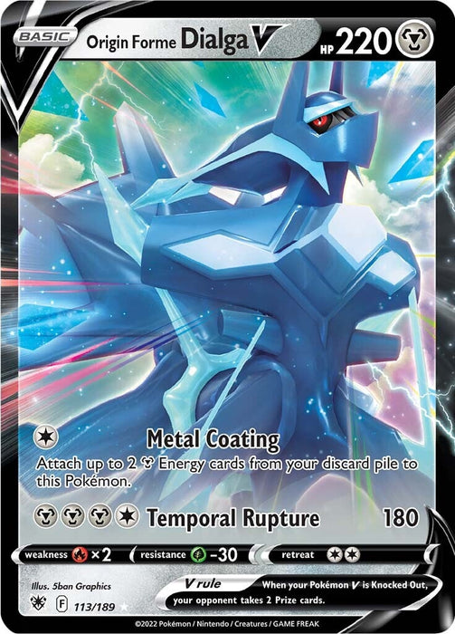 Origin Forme Dialga V (113/189) [Sword & Shield: Astral Radiance] 