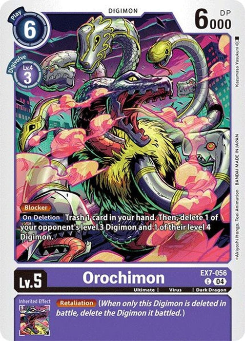 Orochimon (#EX7-056 C) (Digimon LIBERATOR) Near Mint 