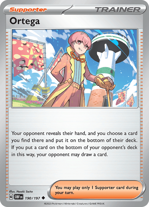 Ortega (190/197) [Scarlet & Violet: Obsidian Flames] 