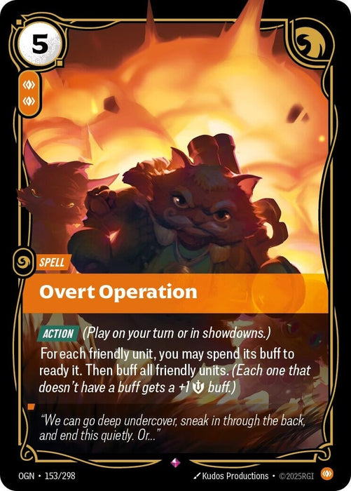 Overt Operation (153/298) 