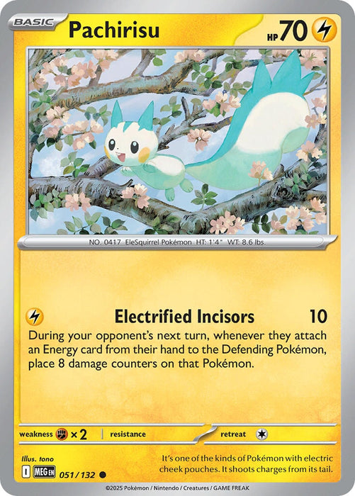 Pachirisu (051/132) [Mega Evolution: Base Set] 
