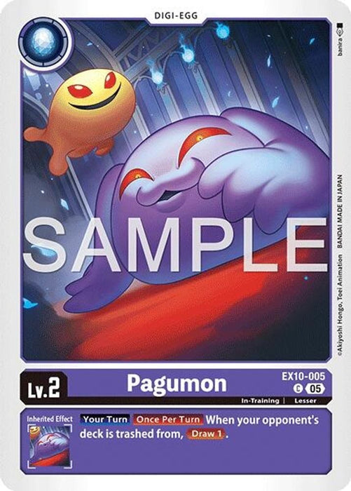 Pagumon (#EX10-005 C) (Sinister Order) Near Mint 