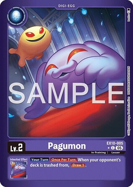 Pagumon (Limited Foil) (EX10-005 C) 