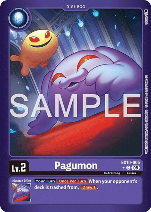 Pagumon (Limited Foil) (#EX10-005 C) (Sinister Order) Near Mint Foil 