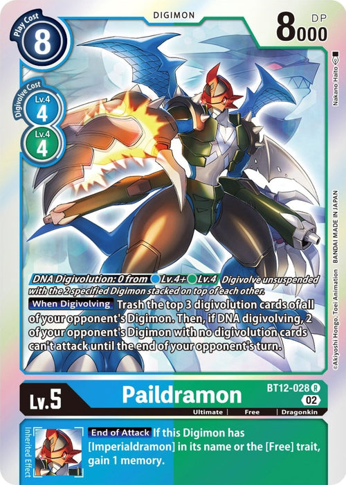 Paildramon (BT12-028 R) 