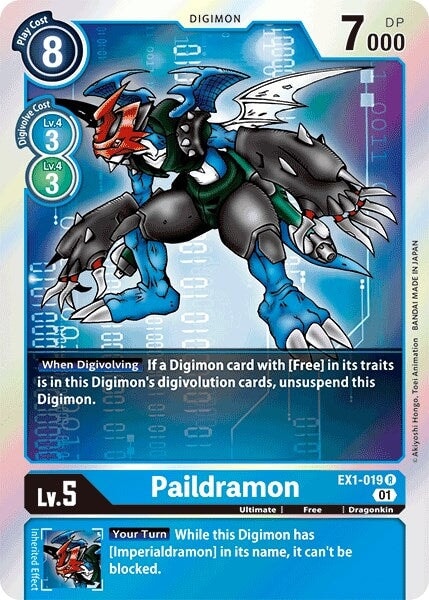 Paildramon (EX1-019 R) 