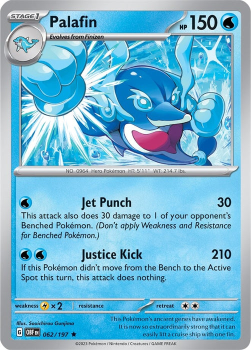 Palafin (062/197) (Theme Deck Exclusive) [Scarlet & Violet: Obsidian Flames] 
