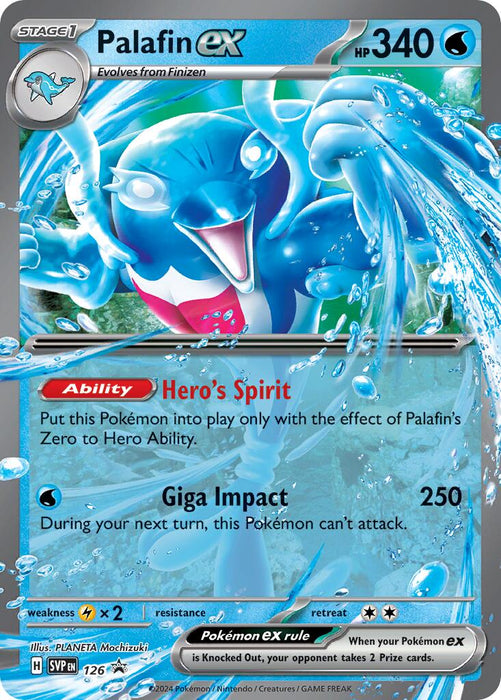 Palafin ex (126) [Scarlet & Violet: Black Star Promos] 