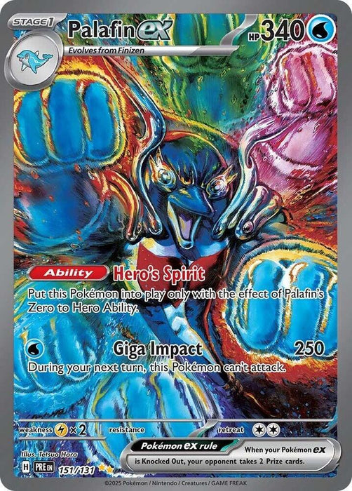 Palafin ex (151/131) [Scarlet & Violet: Prismatic Evolutions] 
