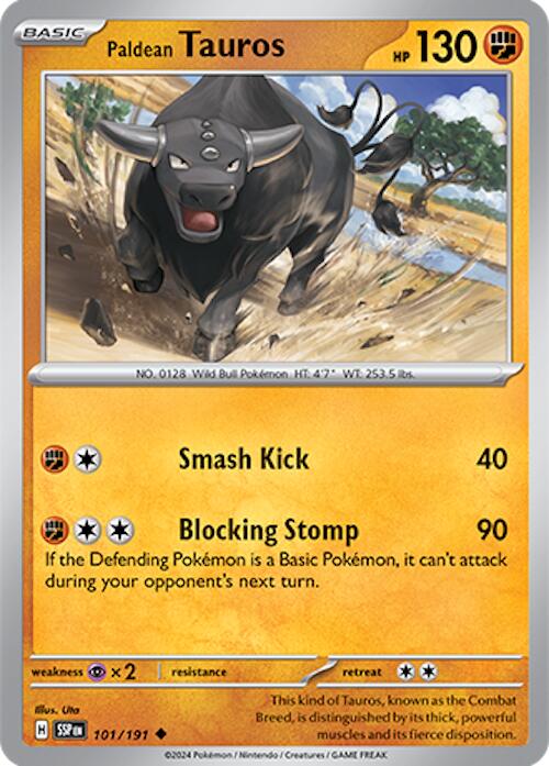 Paldean Tauros (101/191) [Scarlet & Violet: Surging Sparks] 
