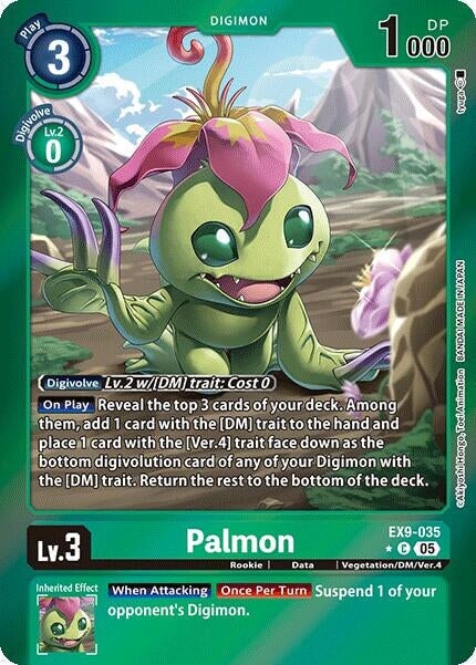 Palmon (Limited Foil) (EX9-035 C) 