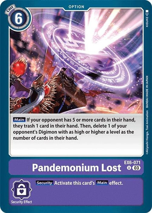 Pandemonium Lost (#EX6-071 U) (Infernal Ascension) Near Mint 