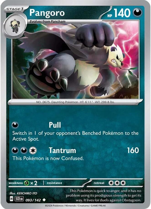 Pangoro (093/142) [Scarlet & Violet: Stellar Crown] 