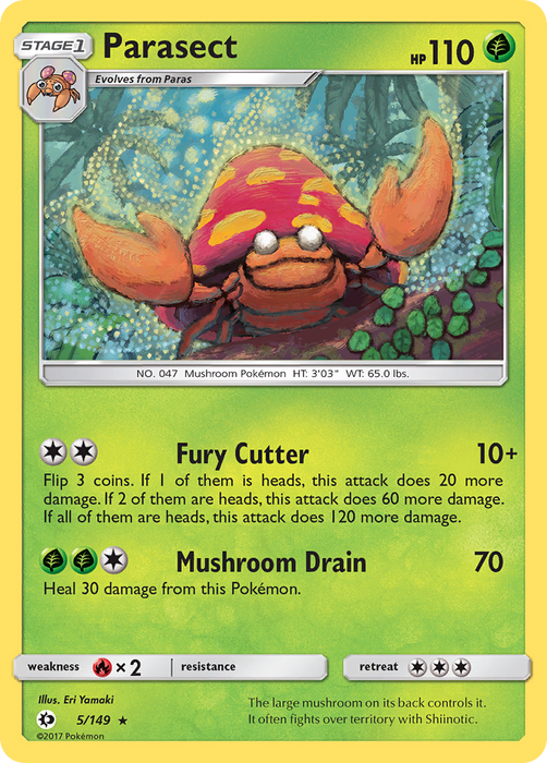 Parasect [SM Base Set] 