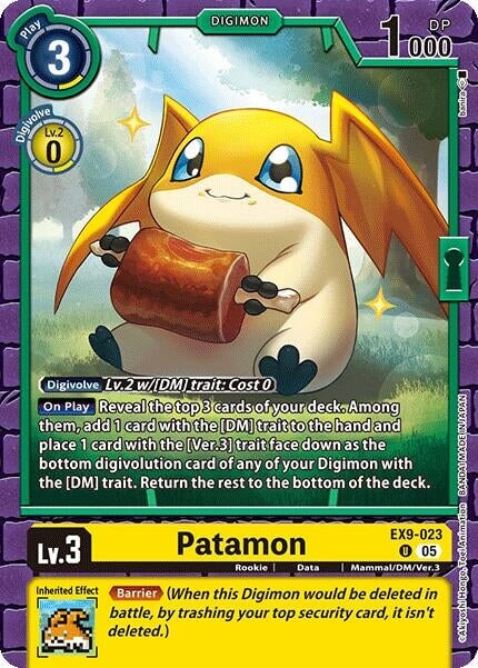 Patamon (EX9-023 U) 