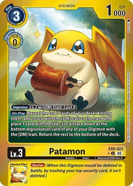 Patamon (Limited Foil) (EX9-023 U) 