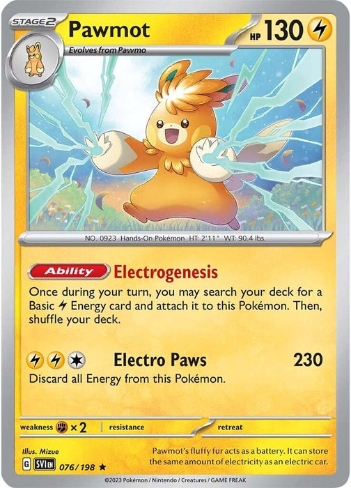 Pawmot (076/198) [Scarlet & Violet: Base Set] 