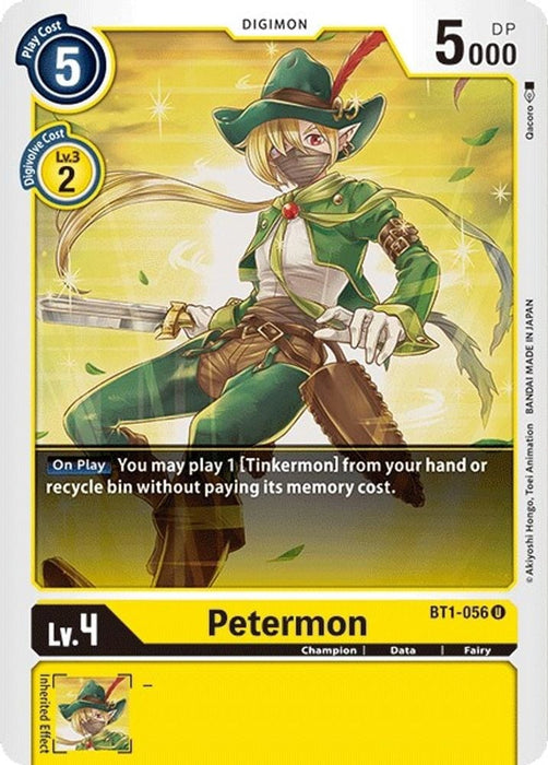 Petermon (#BT1-056 U) (Release Special Booster 1.0) Near Mint 