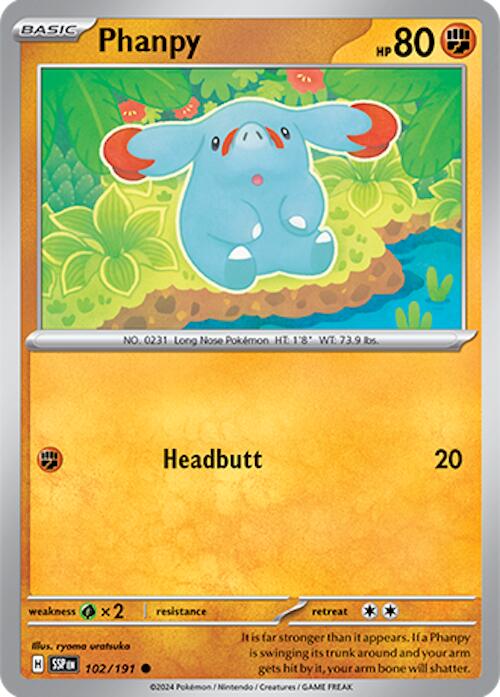 Phanpy (102/191) [Scarlet & Violet: Surging Sparks] 