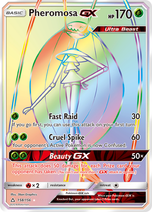 Pheromosa GX (Secret Rare) [SM - Ultra Prism] 