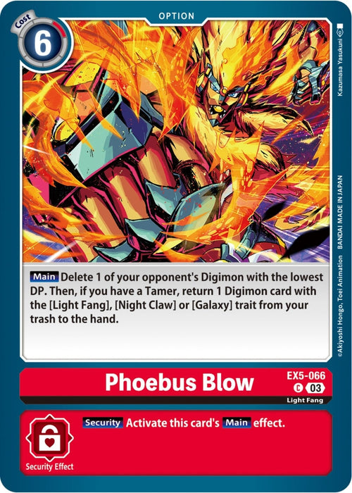 Phoebus Blow (EX5-066 C) 