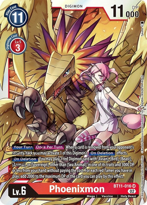 Phoenixmon (BT11-016 SR) 