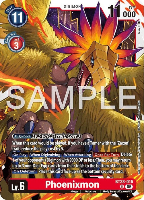 Phoenixmon (#BT23-015 U) (Hackers' Slumber) Near Mint 