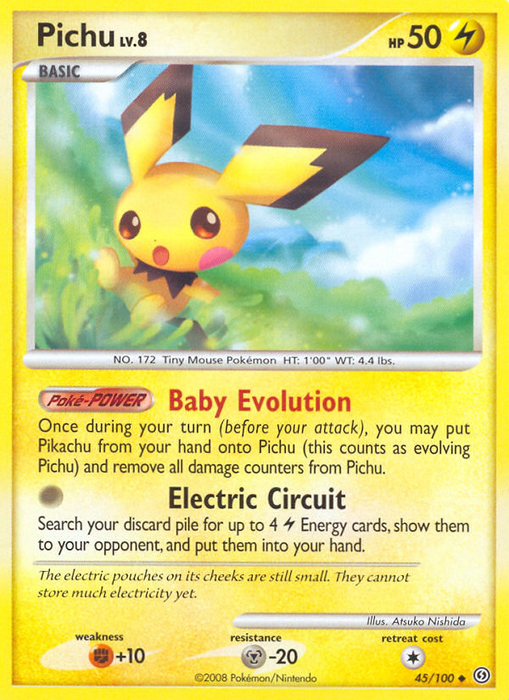 Pichu (45/100) [Diamond & Pearl: Stormfront] 
