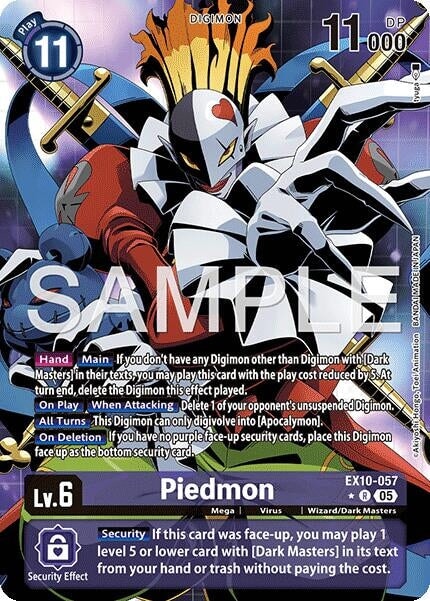 Piedmon (Alternate Art) (EX10-057 R) 